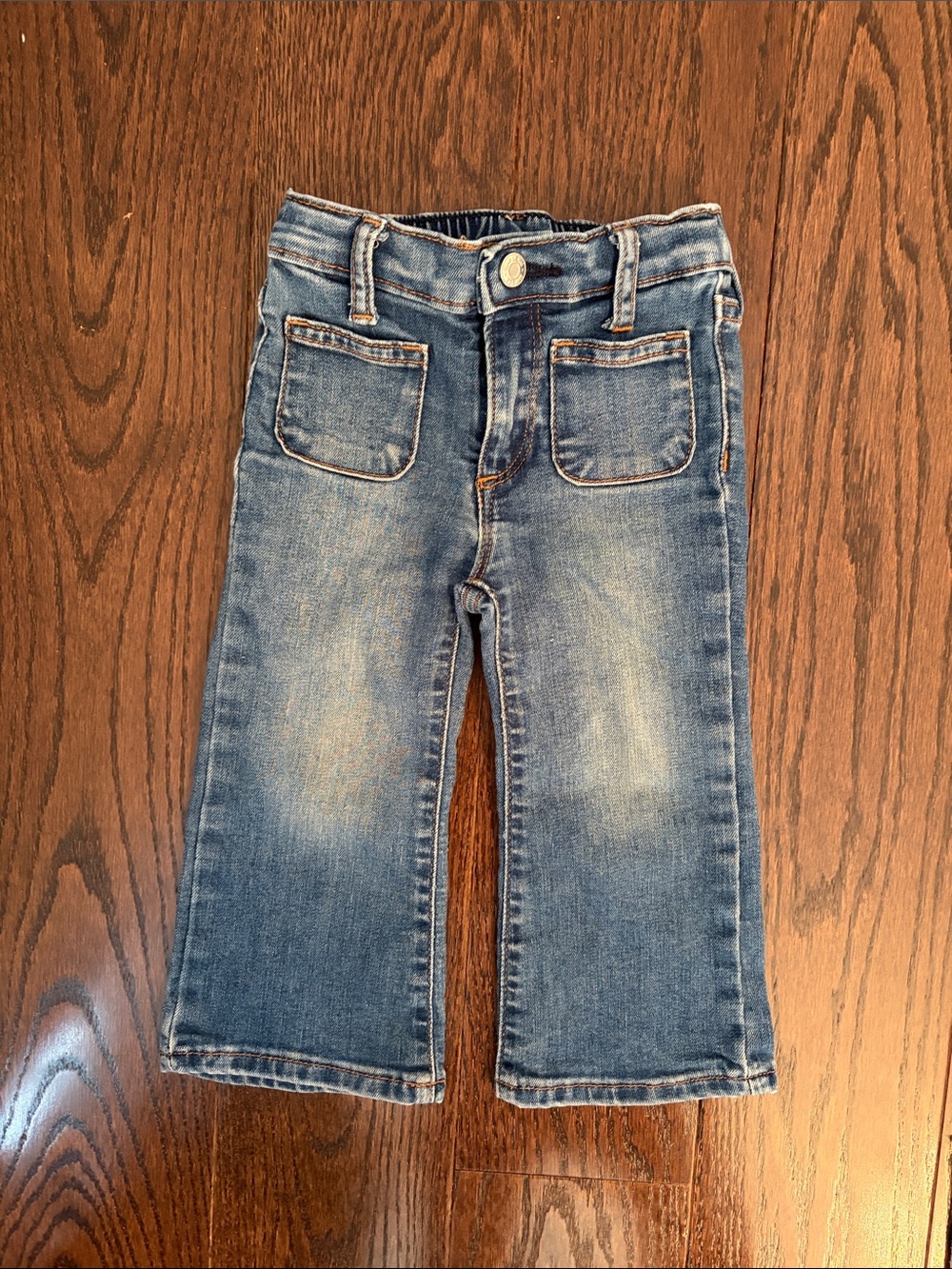 GAP Baby 70s Flare Jean- Medium Blue Wash 2T